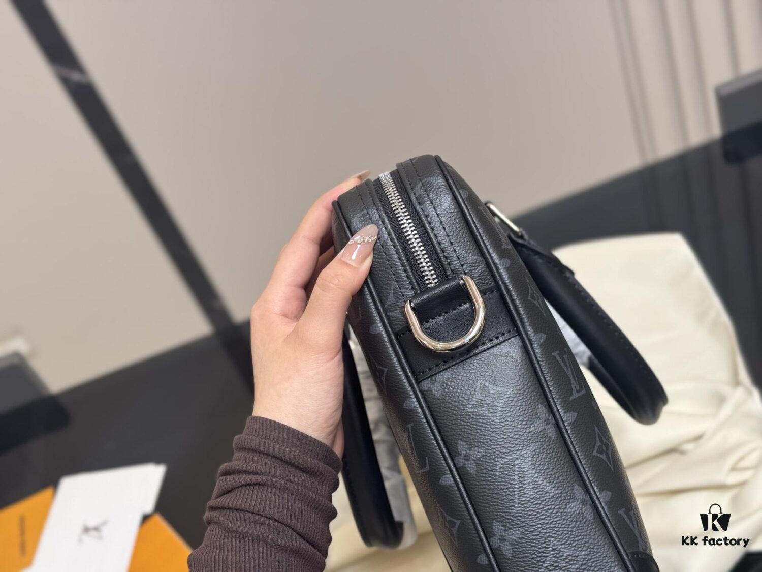 Brand New Men's LV Sac Plat Original Top-Grade Briefcase