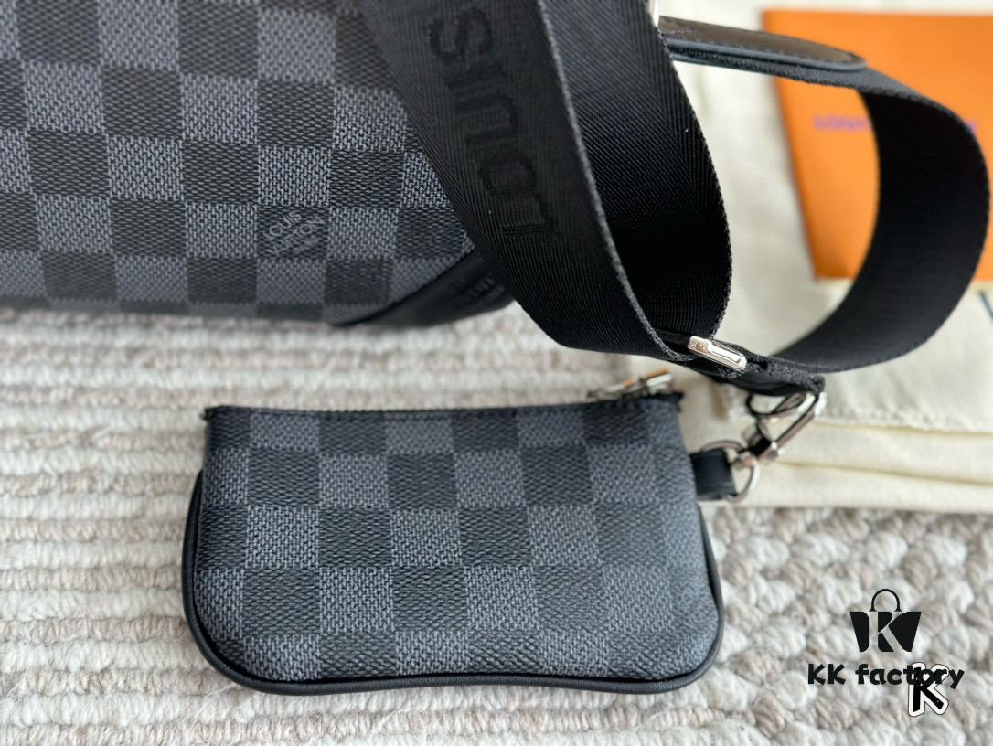 LV Men's Monogram Reversible Three-in-One Bag
