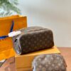 692f134a4ecd253cf107907f Color-Changing Cowhide LV Fashion Cosmetic Bag, Dual-Zip Design, Classic Monogram, Imported Original PVC Material, Size: 27x13cm