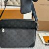692f13504ecd253cf107908b Top Quality Original LV Men's Triple Combo 'Black Samurai' Three-Piece Set Trio Messenger Bag