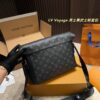 692f13534ecd253cf107908e LV Voyage Men's Black Warrior Messenger Bag Full Set Packaging ️ Size 30.22
