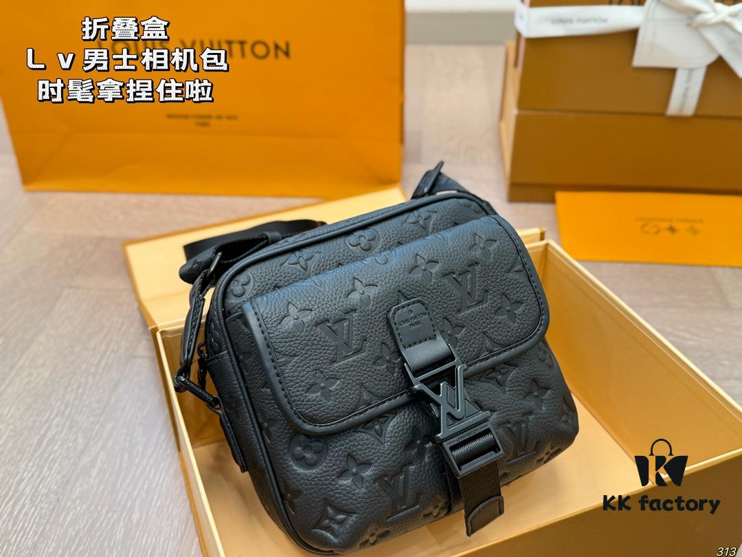 692f136b4ecd253cf10790bc Foldable Box Lv Men's Camera Bag, Fashionable and Elegant Design, Perfect Size 18x17
