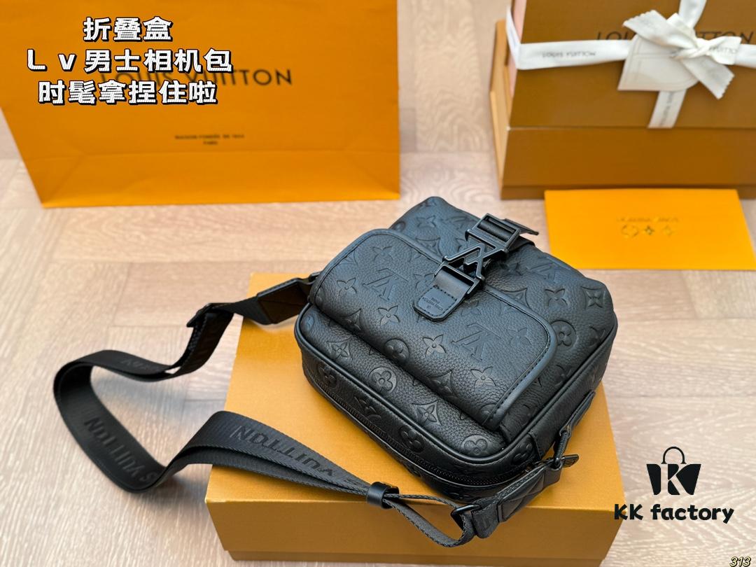 692f136d4ecd253cf10790c2 Foldable Box Lv Men's Camera Bag, Fashionable and Elegant Design, Perfect Size 18x17
