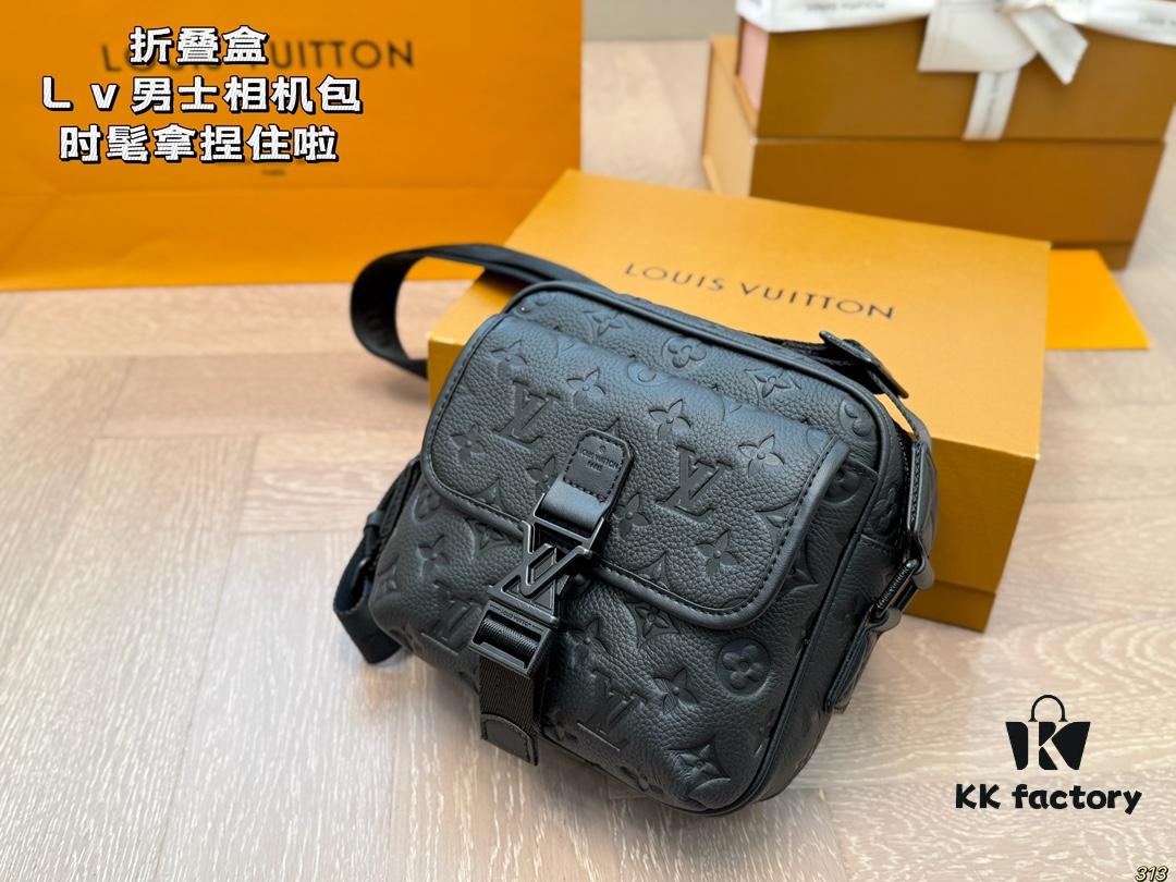 692f136f4ecd253cf10790c7 Foldable Box Lv Men's Camera Bag, Fashionable and Elegant Design, Perfect Size 18x17