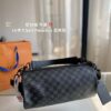 692f138c4ecd253cf107910b Replica Cowhide LV Men's Soft Polochon Cylindrical Bag