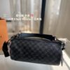 692f138e4ecd253cf1079111 Replica Cowhide LV Men's Soft Polochon Cylindrical Bag