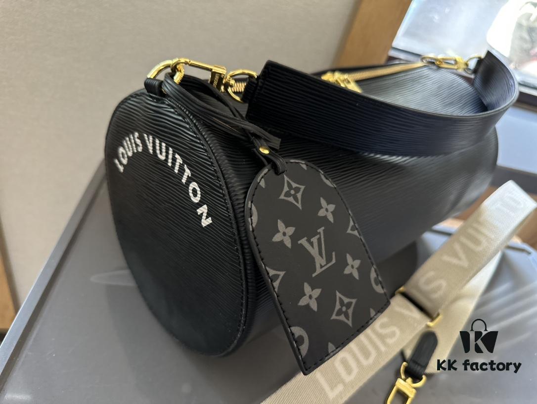 692f13934ecd253cf107911a LV Men's Soft Polochon Cylindrical Bag