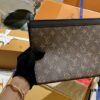 692f13a54ecd253cf107913c Original Order Cowhide Leopard Print Folding Clutch - LV Hot Selling No.26 Men's Cosmetic Bag, Wash Pouch