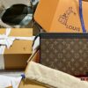 692f13a94ecd253cf1079145 Original Order Cowhide Leopard Print Folding Clutch - LV Hot Selling No.26 Men's Cosmetic Bag, Wash Pouch