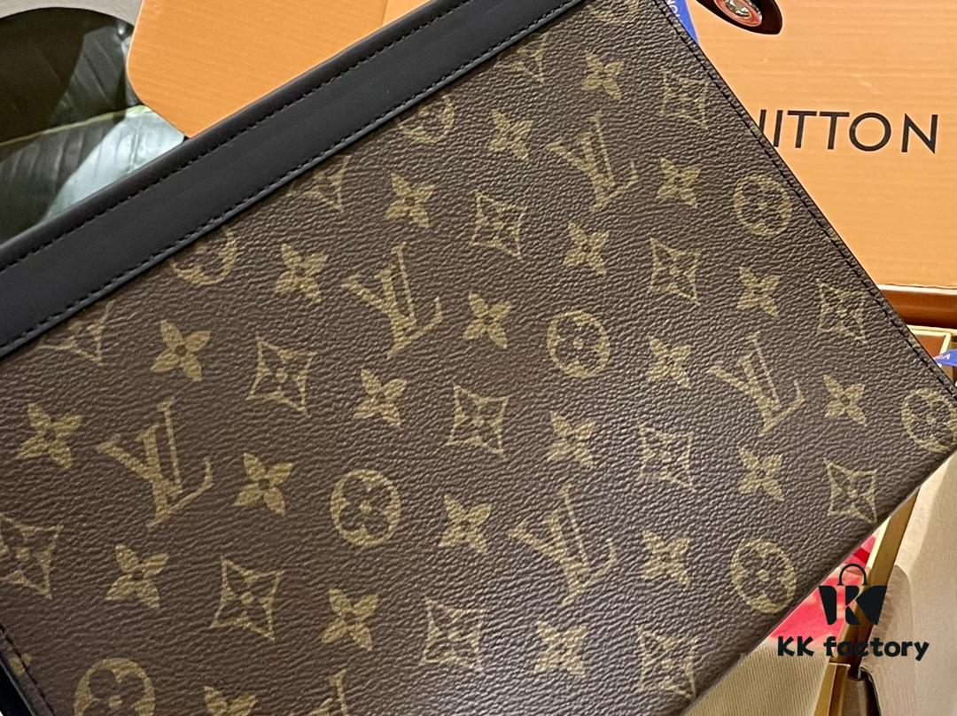 692f13a94ecd253cf1079148 Original Order Cowhide Leopard Print Folding Clutch - LV Hot Selling No.26 Men's Cosmetic Bag, Wash Pouch
