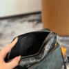 LV Men's Triple Combo Black Warrior Three-Piece Set Trio Messenger Bag