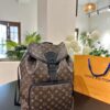 692f13bd4ecd253cf1079177 High-Value Backpack: Versatile Commuter Classic Monogram Canvas and Cowhide Backpack, Most Stylish LV-Style Backpack for Men