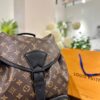 692f13be4ecd253cf1079178 High-Value Backpack: Versatile Commuter Classic Monogram Canvas and Cowhide Backpack, Most Stylish LV-Style Backpack for Men