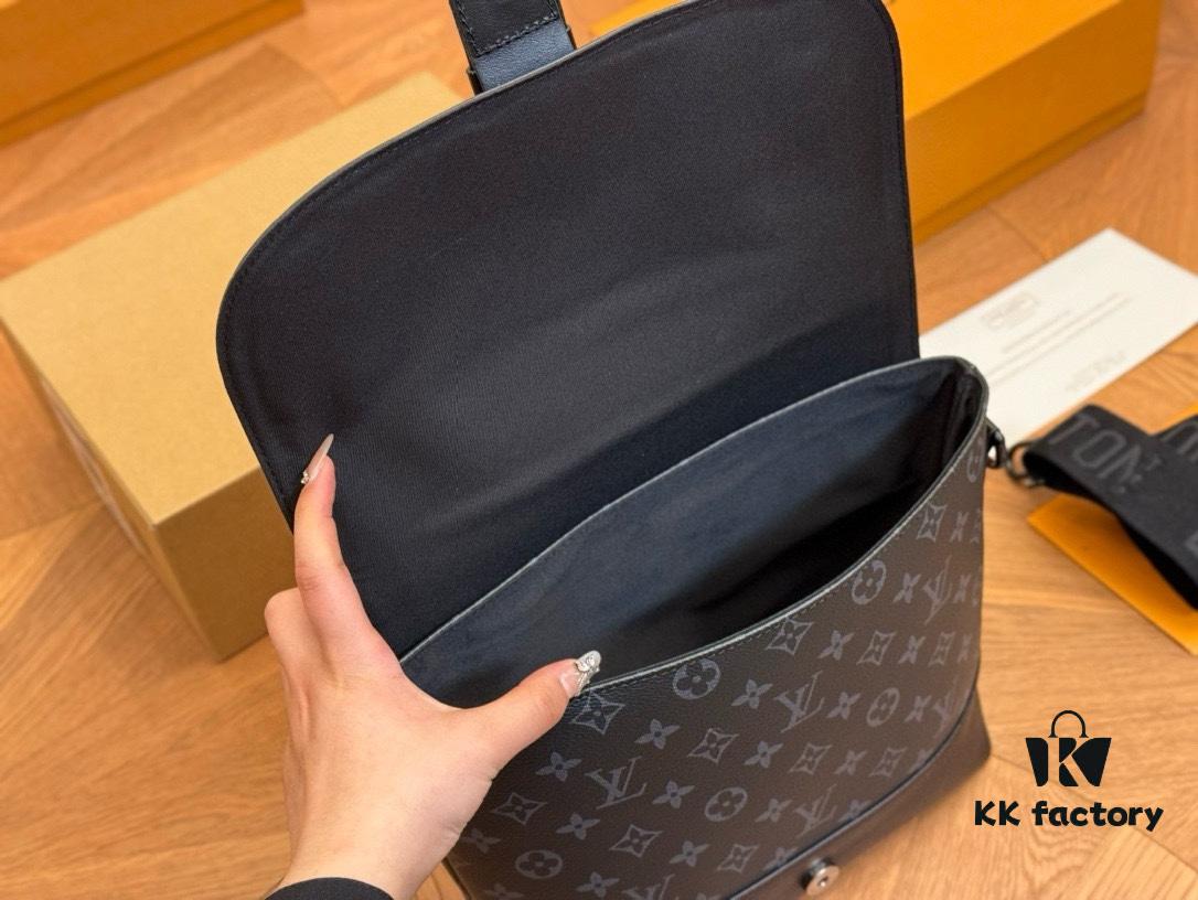 692f13c14ecd253cf1079182 LV Men's Messenger Bag VOYAGER Foldable Box Plane Box Size: 25*22cm