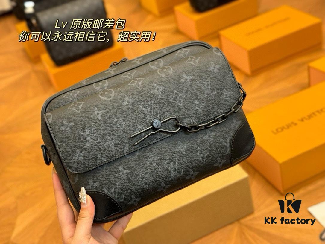 692f13e24ecd253cf10791cd LV Men's Messenger Bag VOYAGER with Foldable Box