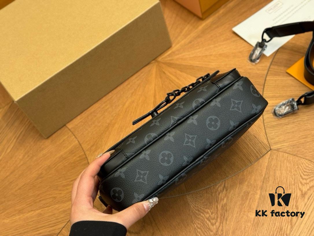 692f13e24ecd253cf10791ce LV Men's Messenger Bag VOYAGER with Foldable Box
