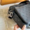692f13e54ecd253cf10791d3 Top Quality Original LV Men's Triple Combo Black Warrior Three-Piece Set Trio Messenger Bag