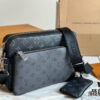 692f13e64ecd253cf10791d6 Top Quality Original LV Men's Triple Combo Black Warrior Three-Piece Set Trio Messenger Bag