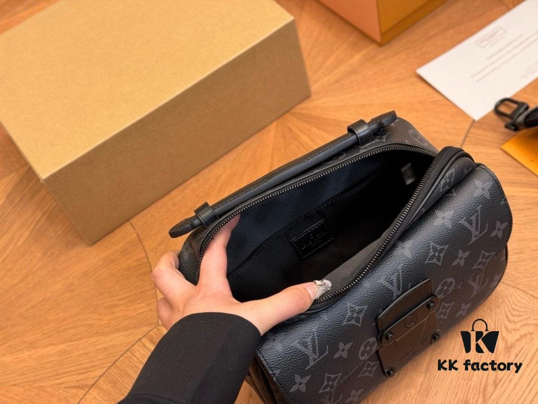 New Men's Messenger Bag with Foldable Aircraft Box Packaging