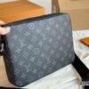 692f13e94ecd253cf10791df Top Quality Original LV Men's Triple Combo Black Warrior Three-Piece Set Trio Messenger Bag