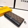 LV New Men's Hand Bag Black 21x11 Genuine Top Layer Cowhide Leather Multi-Card Large Capacity Wallet