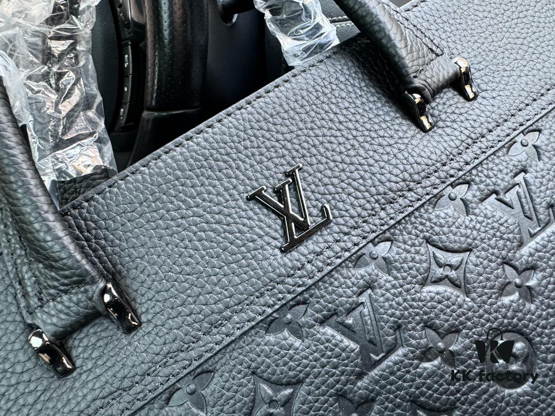 692f141b4ecd253cf1079243 High-End New Arrival 'Louis Vuitton' LV Briefcase, Men's Leather Trim Briefcase, Premium Imported Original Fabric, High-Definition Metal Logo, Smooth Zippers, Fine Edging, Exquisite Craftsmanship
