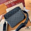 692f141d4ecd253cf1079246 LV Gucci Men's Three-in-One Crossbody Bag, Foldable Gift Box Packaging, Original Order Quality, Imported Premium Fabric