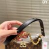 692f14574ecd253cf1079296 Top Quality Original Order Pure Cowhide Full Steel Hardware LV Boulogne Messenger Bag Horn Bag