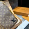 LV Louis Vuitton Men's 2023 New SAUMUR Classic Monogram Coated Canvas Crossbody Chest Bag