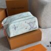 692f14684ecd253cf10792b6 L Brand Makeup Bag, 26*16cm, Dual-Zip Travel Toiletry Case