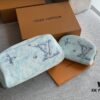 692f14694ecd253cf10792b8 L Brand Makeup Bag, 26*16cm, Dual-Zip Travel Toiletry Case