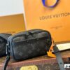 692f147d4ecd253cf10792de LV Latest Men's Camera Bag Nano Alpha Black Floral Embossing Full Set Packaging