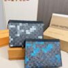 LV Men's Clutch Bag, Full Set Packaging, Dimensions 28 x 22