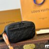 692f14824ecd253cf10792e5 LV Latest Men's Camera Bag Nano Alpha Black Floral Embossing Full Set Packaging