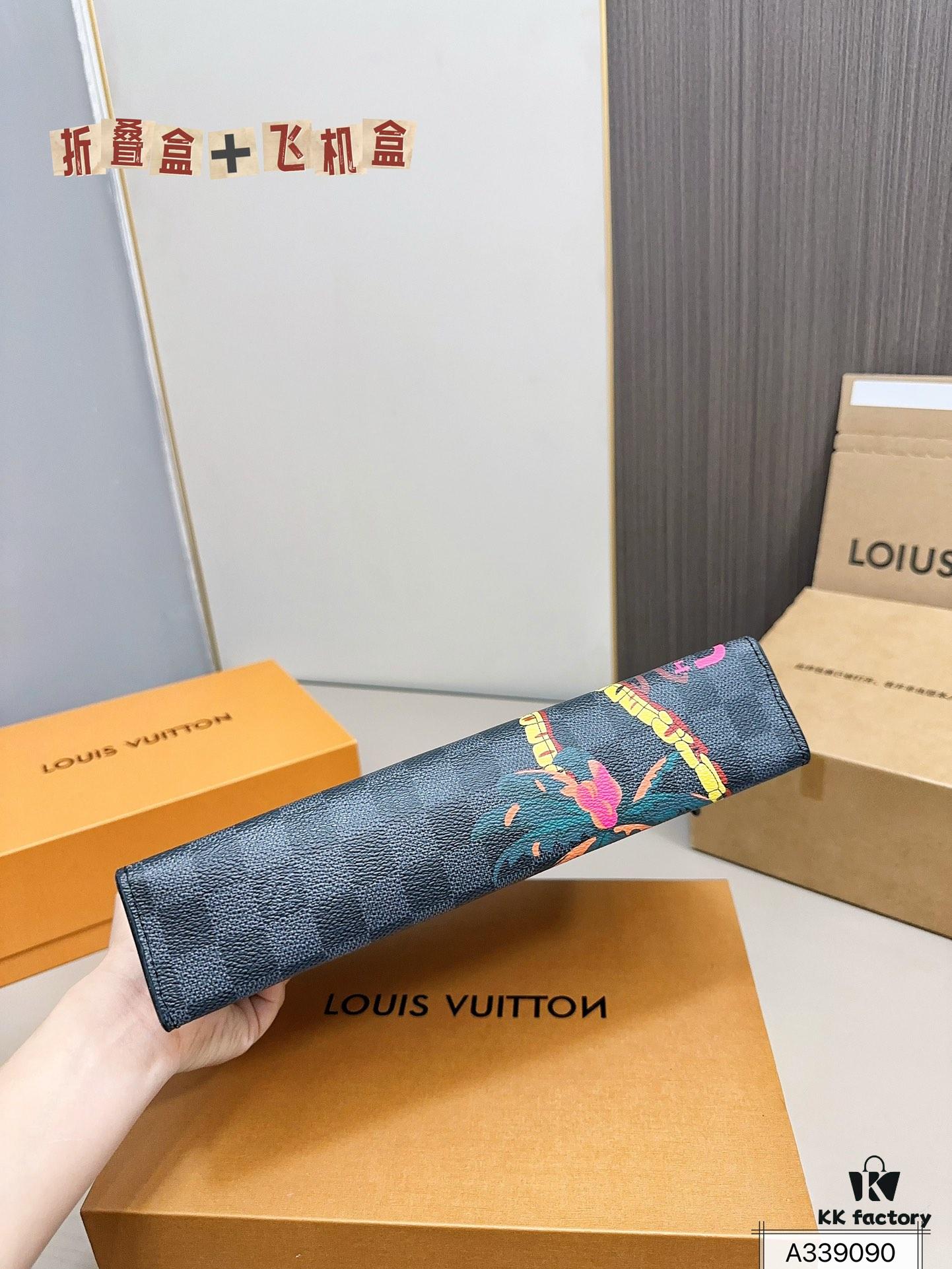 692f14954ecd253cf1079300 LV Men's Clutch Bag, Full Set Packaging, Dimensions 28 x 22