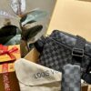 692f14994ecd253cf1079308 LV Louis Vuitton Men's Crossbody Bag, Tri-fold Design, Premium Imported Fabric, Official Website Aircraft Case Included