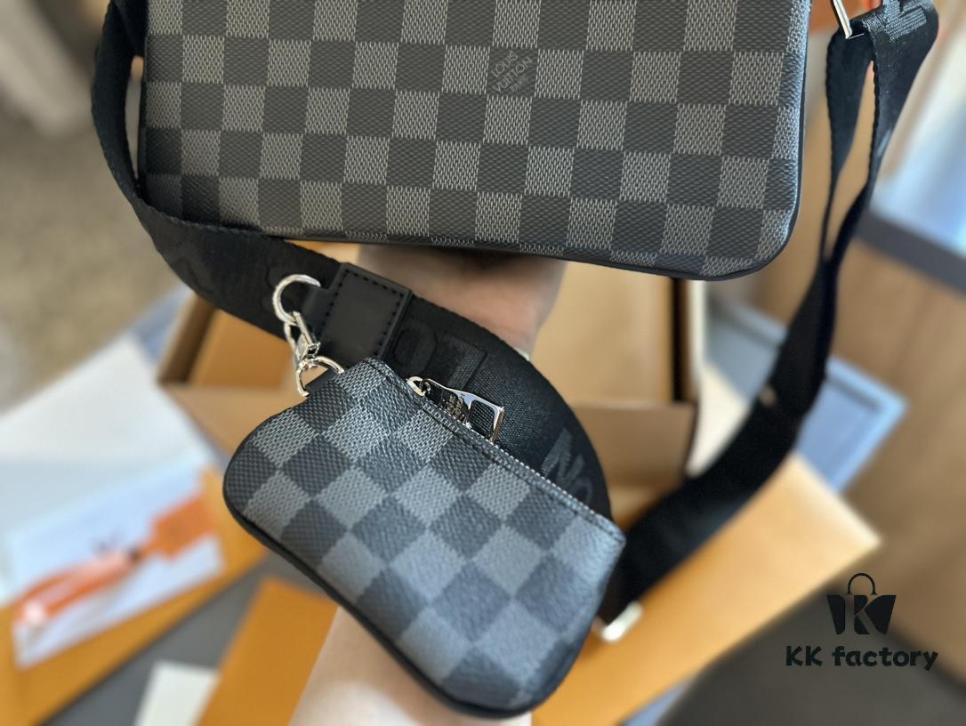 692f14ab4ecd253cf1079326 LV Louis Vuitton Men's Crossbody Bag Three-in-One Foldable Gift Box + Official Airplane Box