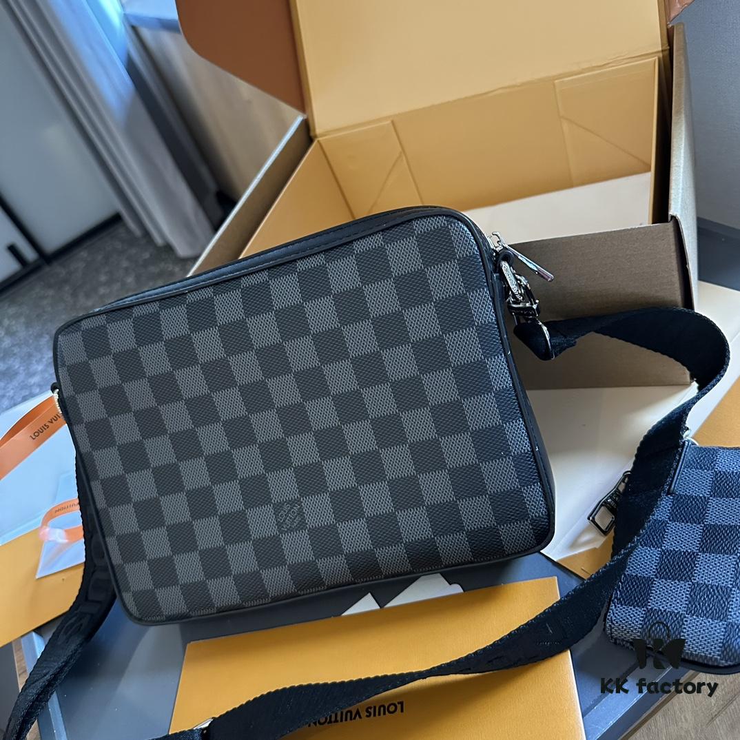 692f14ae4ecd253cf107932a LV Louis Vuitton Men's Crossbody Bag Three-in-One Foldable Gift Box + Official Airplane Box