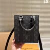 LV Men's Sac Plat VOYAGER Tote Bag with Foldable Box and Airplane Packaging