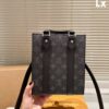 LV Men's Sac Plat VOYAGER Tote Bag with Foldable Box and Airplane Packaging