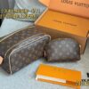 692f14cb4ecd253cf1079358 L Brand Makeup Bag, 26*16cm, Double Zipper Toiletry Pouch, Ideal for Travel, Unisex Design