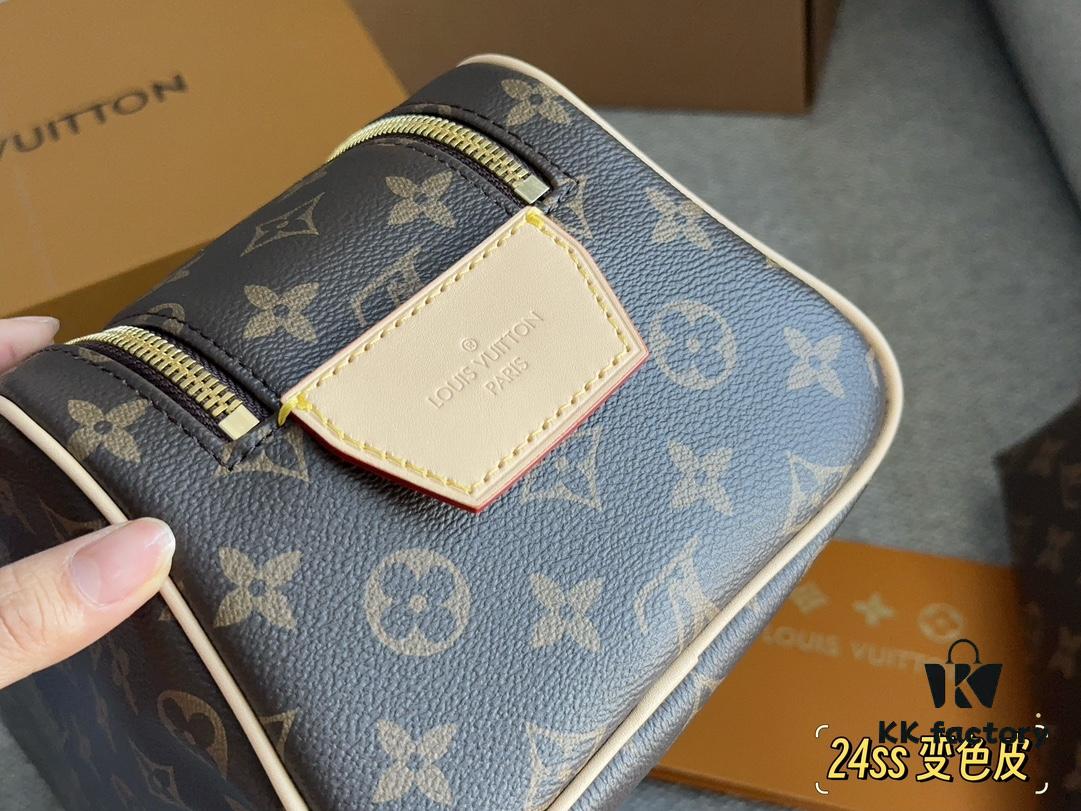 692f14cd4ecd253cf107935d L Brand Makeup Bag, 26*16cm, Double Zipper Toiletry Pouch, Ideal for Travel, Unisex Design