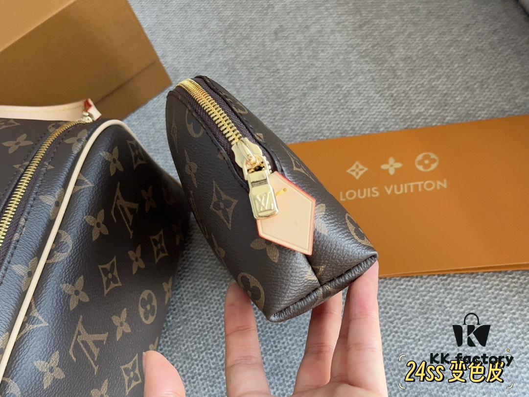 692f14cf4ecd253cf107935e L Brand Makeup Bag, 26*16cm, Double Zipper Toiletry Pouch, Ideal for Travel, Unisex Design