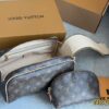 692f14cf4ecd253cf1079361 L Brand Makeup Bag, 26*16cm, Double Zipper Toiletry Pouch, Ideal for Travel, Unisex Design