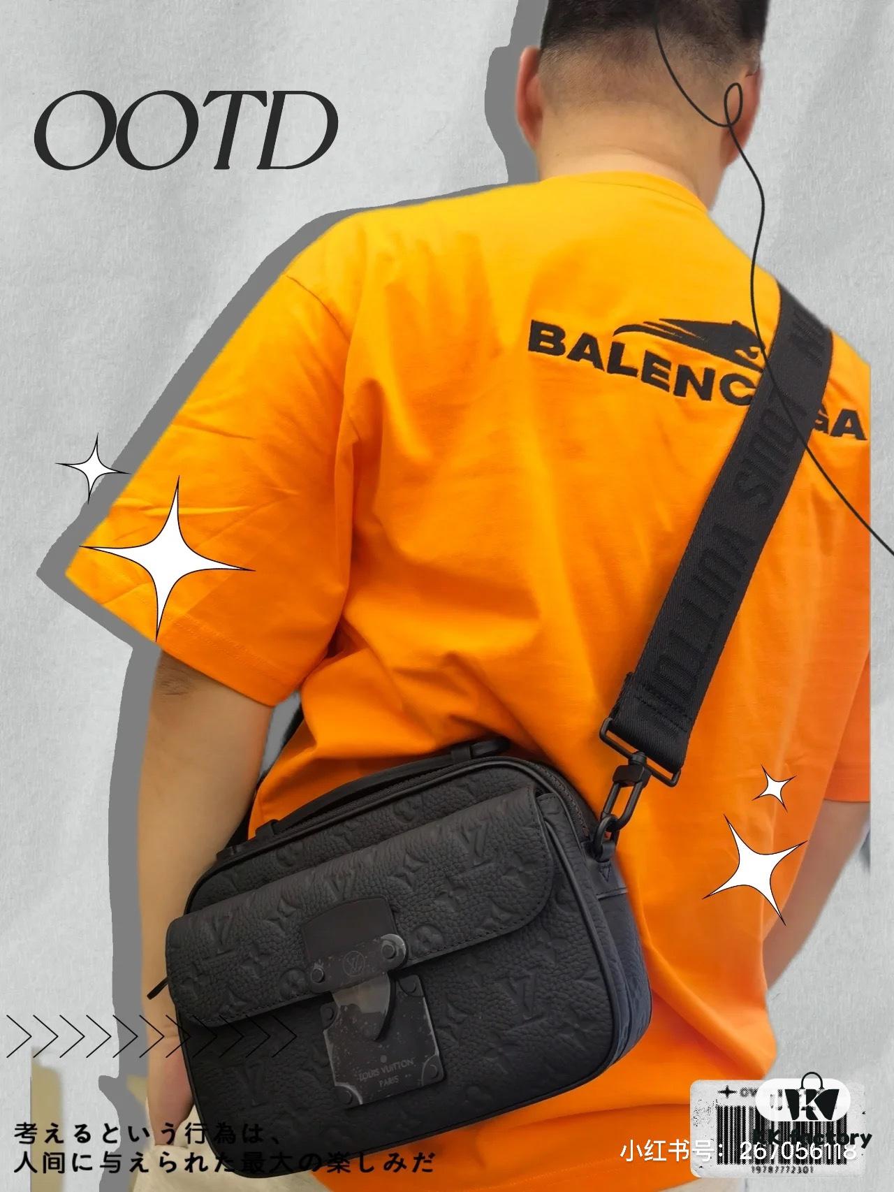 692f14e64ecd253cf107938f Alessia Milan LV Louis Vuitton 2022 Men's S-LOCK Monogram Messenger Bag Shoulder Crossbody Bag