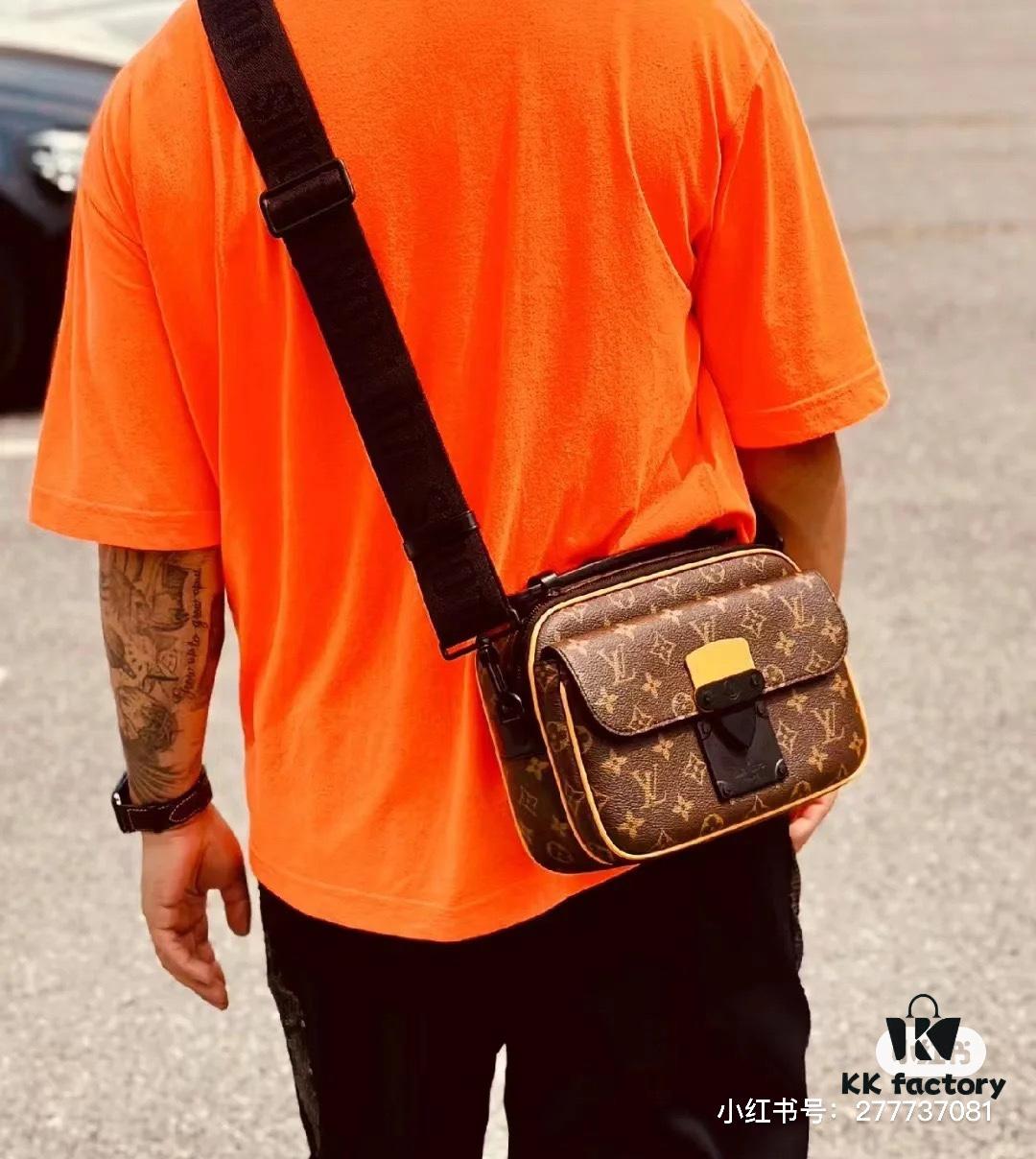 692f14ec4ecd253cf1079399 Lvslock Men's Messenger Bag Unboxing Real Shot - Superb Quality, Classic and Versatile with Large Practical Capacity
