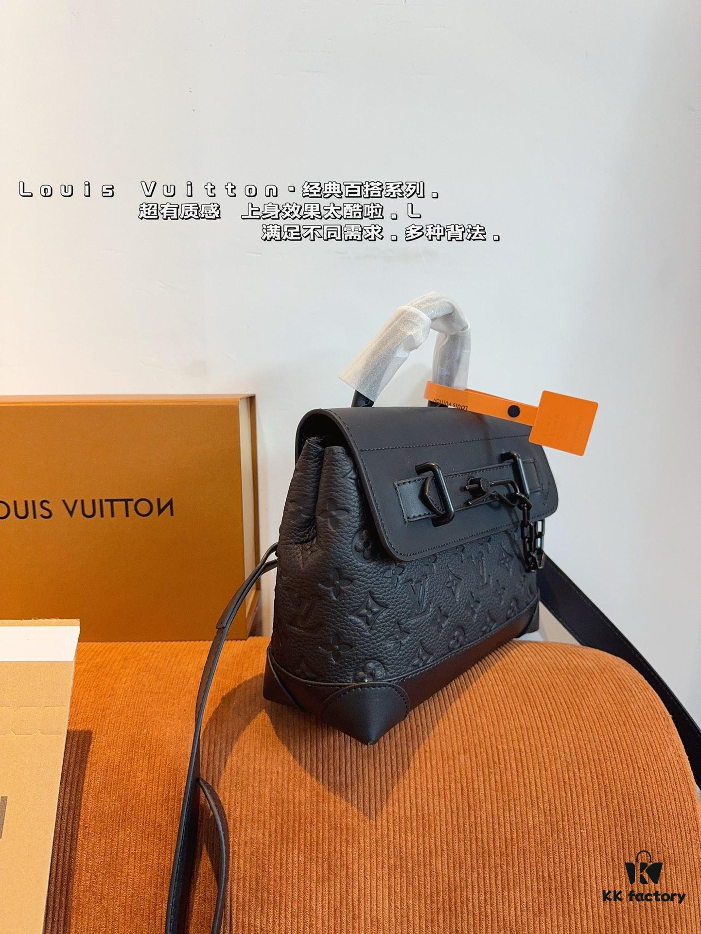 LV Steamer Men's Handheld Shoulder Bag