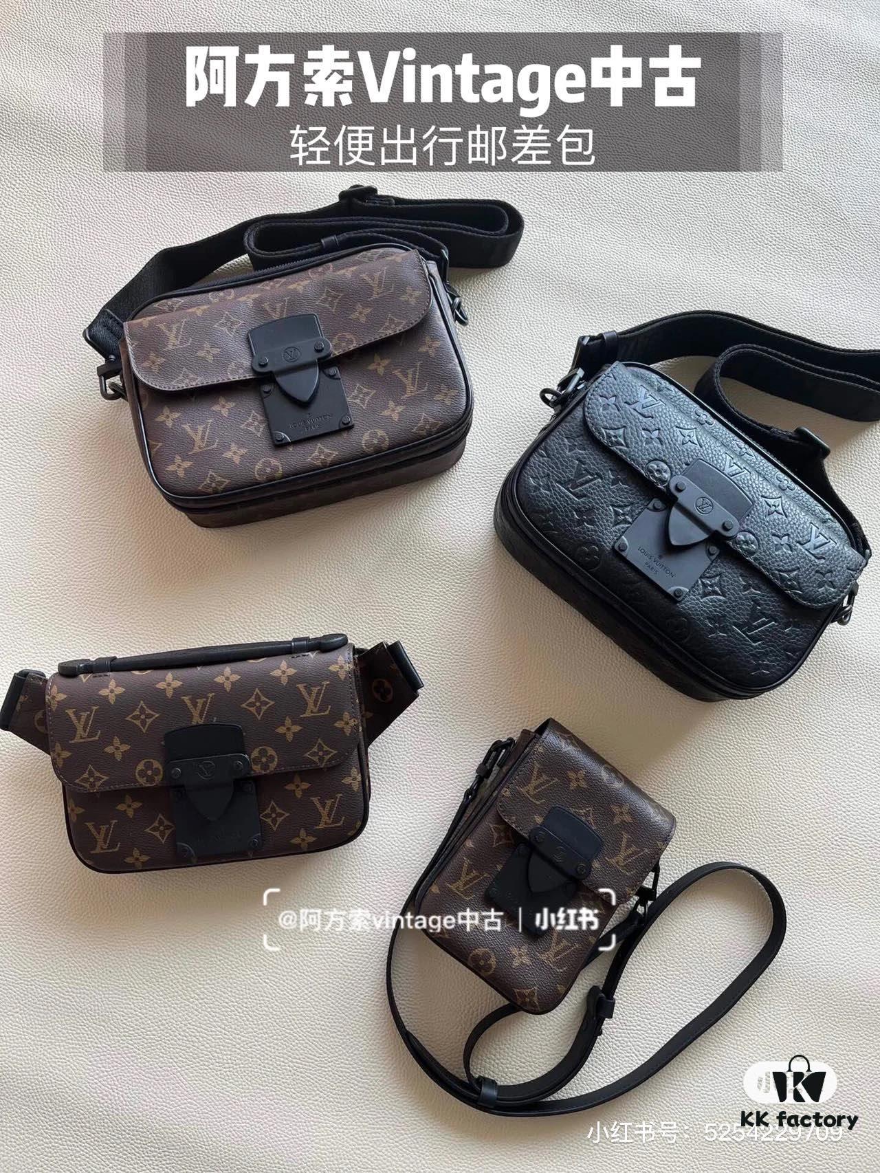 692f150a4ecd253cf10793cf Alessia Milan LV Louis Vuitton 2022 Men's S-LOCK Monogram Messenger Bag Shoulder Crossbody Bag