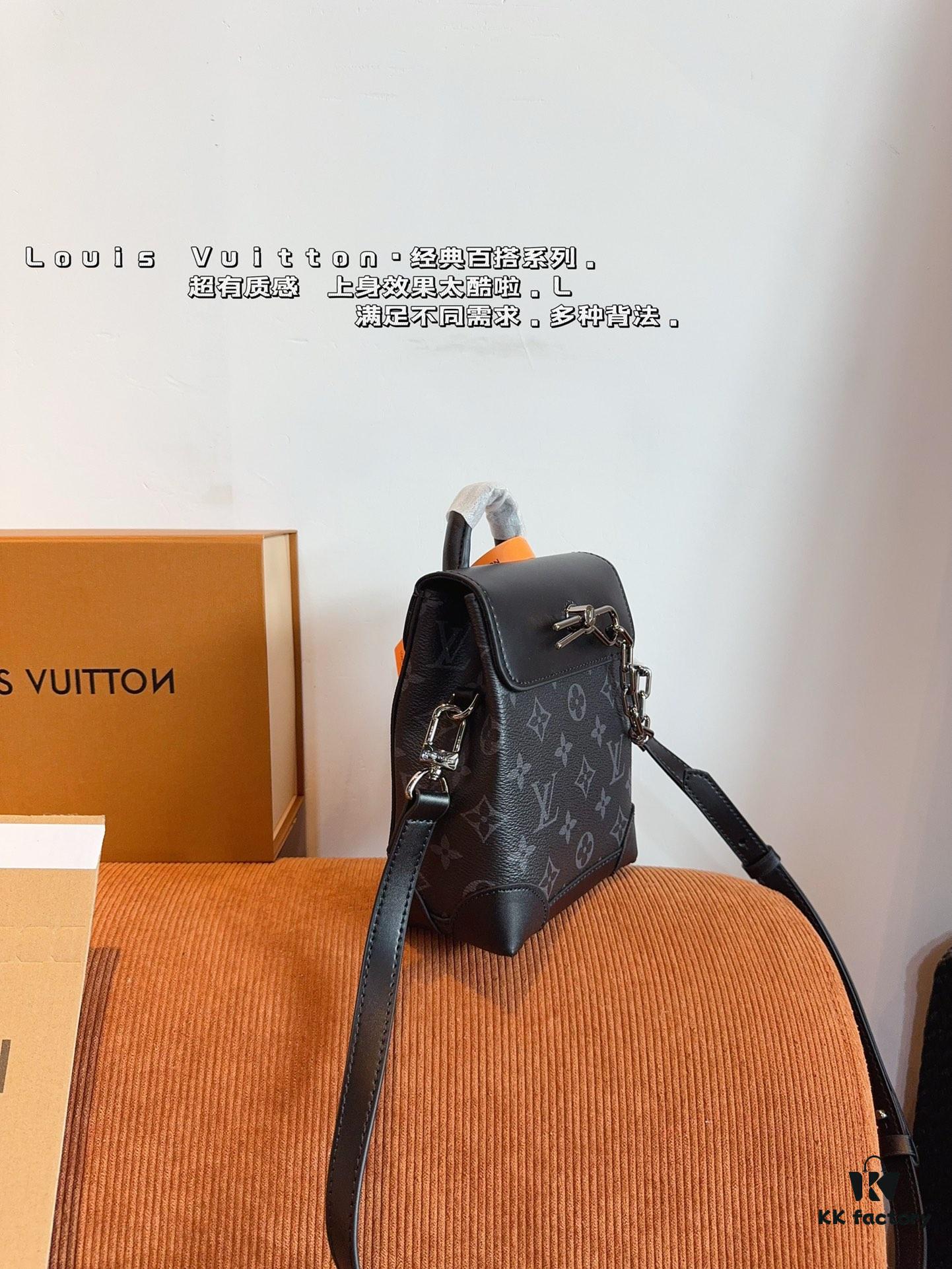 692f150a4ecd253cf10793d1 LV Steamer Men's Handheld Shoulder Bag, Gift Box Included 🎁