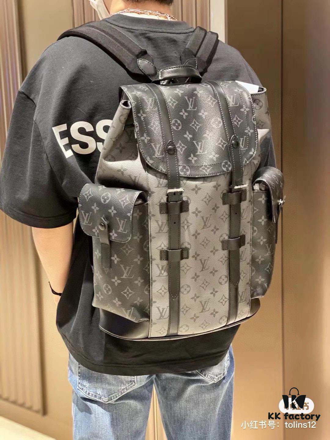 692f153b4ecd253cf1079427 Practical LV Christopher Gray Warrior Backpack